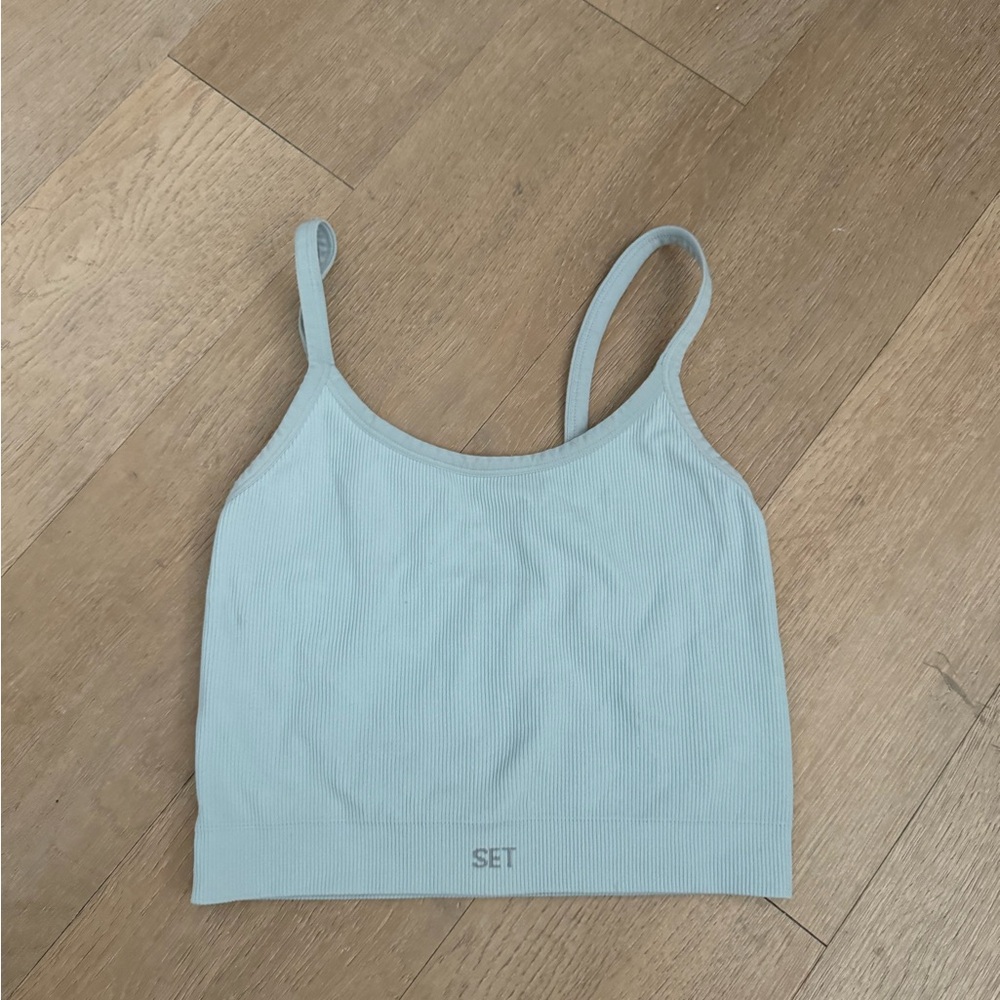 SET ACTIVE sculptflex crop body top